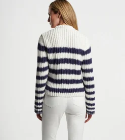 Alek Wide Sleeve Stripe Sweater