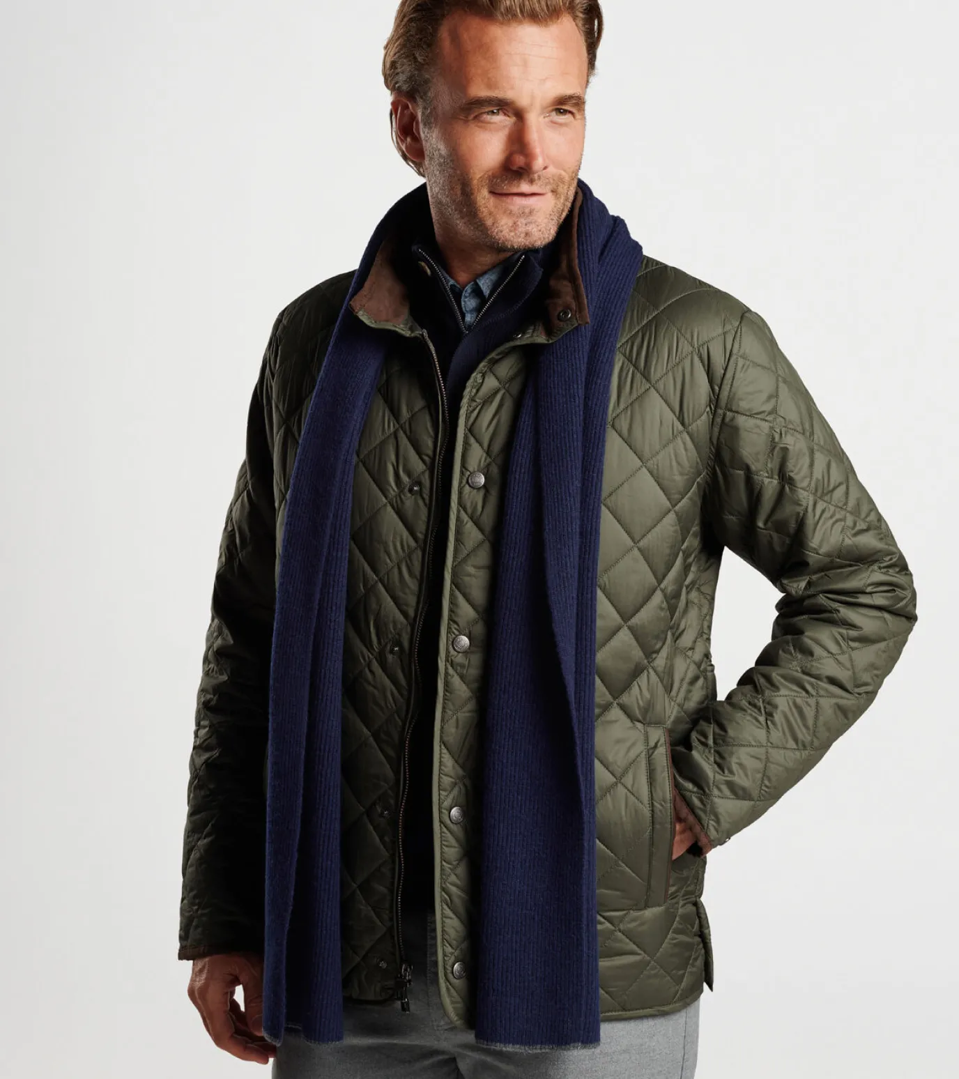 Cashmere English Rib Scarf