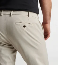 Concorde Garment-Dyed Flat-Front Trouser