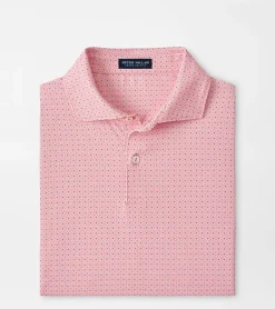 Lloyd Dot Geo Performance Jersey Polo