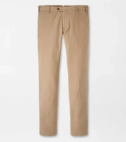Manor Moleskin Flat-Front Trouser