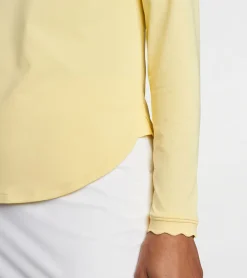 Opal Long-Sleeve Stretch Jersey Polo