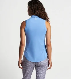 Opal Sleeveless Stretch Jersey Polo