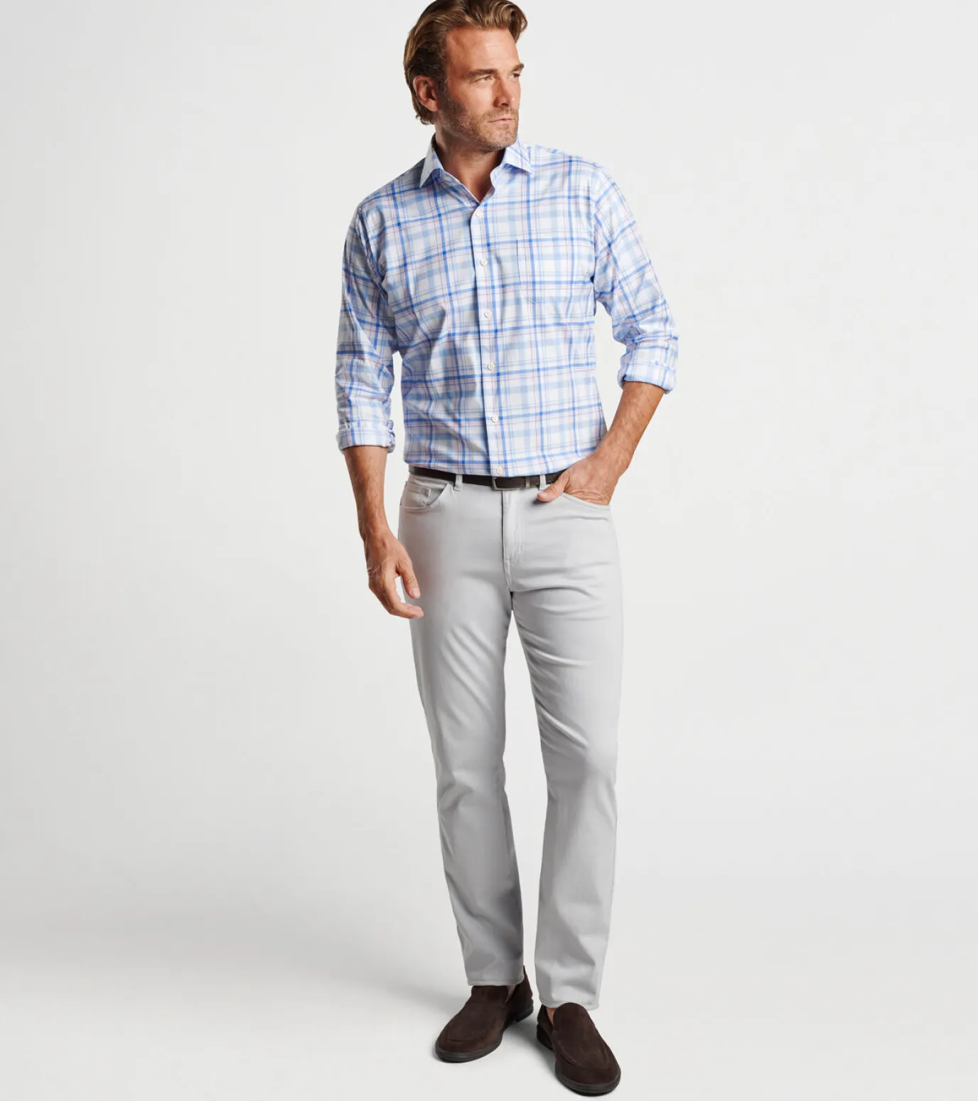Payson Cotton-Stretch Sport Shirt
