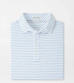 Pilot Mill Cedar Stripe Short-Sleeve Polo