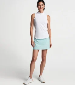 Scottie Sleeveless Mock Neck Shell