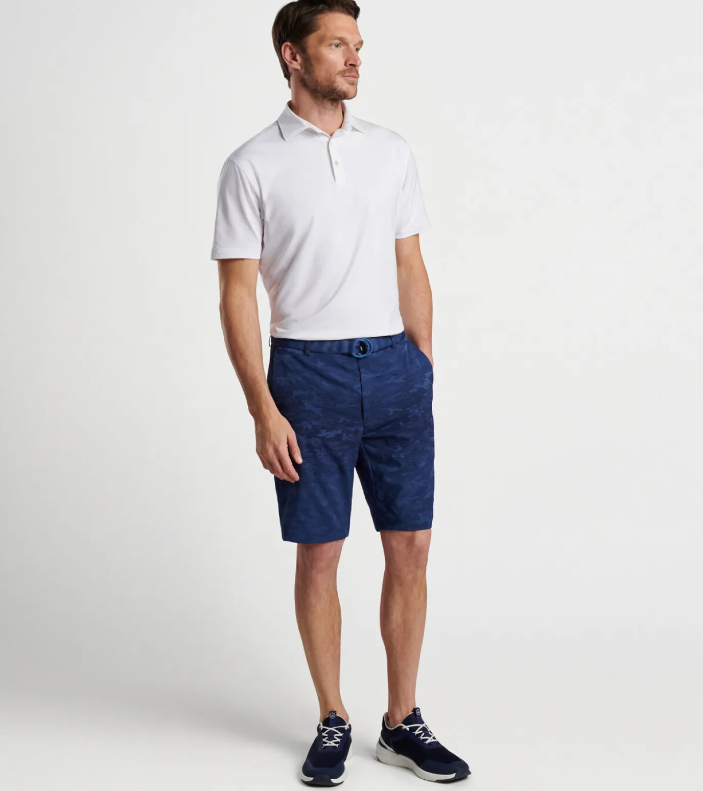 Shackleford Camo Performance Hybrid Short