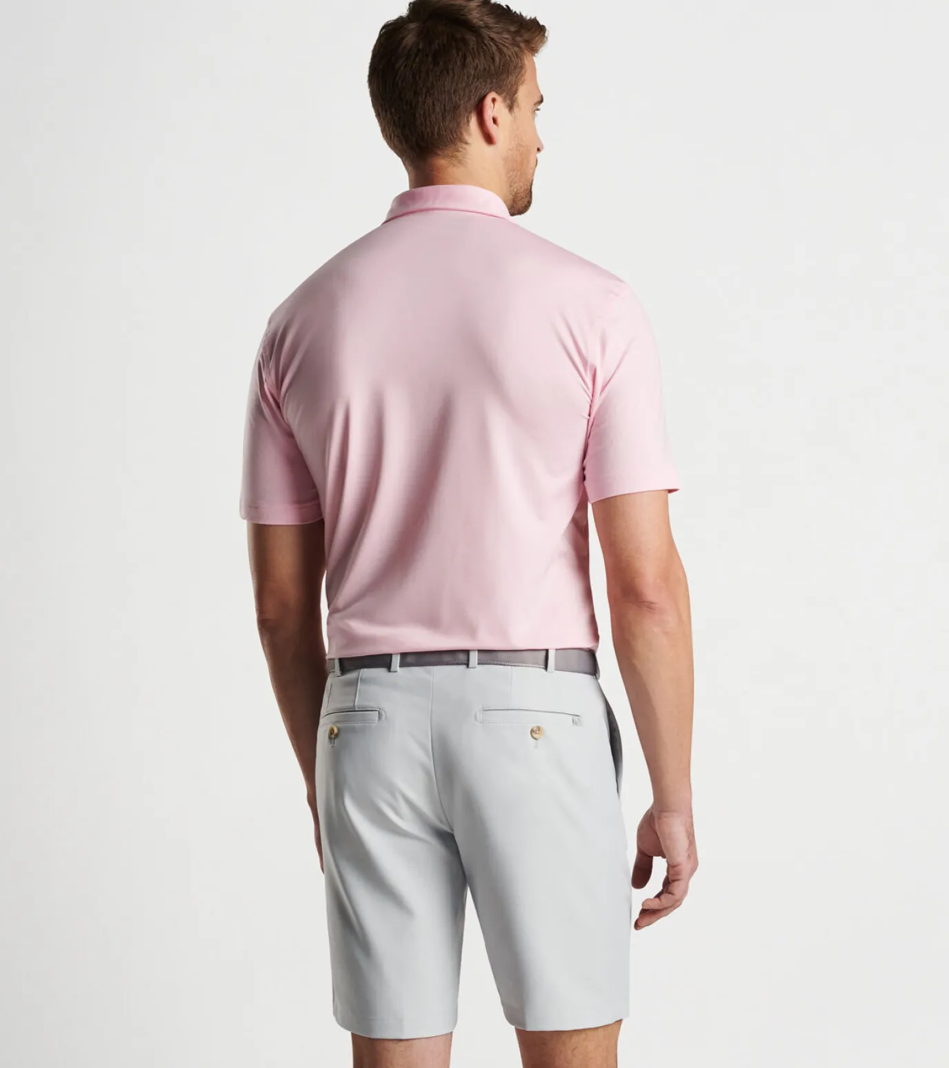 Solid Performance Jersey Polo (Sean Self Collar)