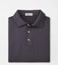 Solid Performance Jersey Polo Knit-Collar