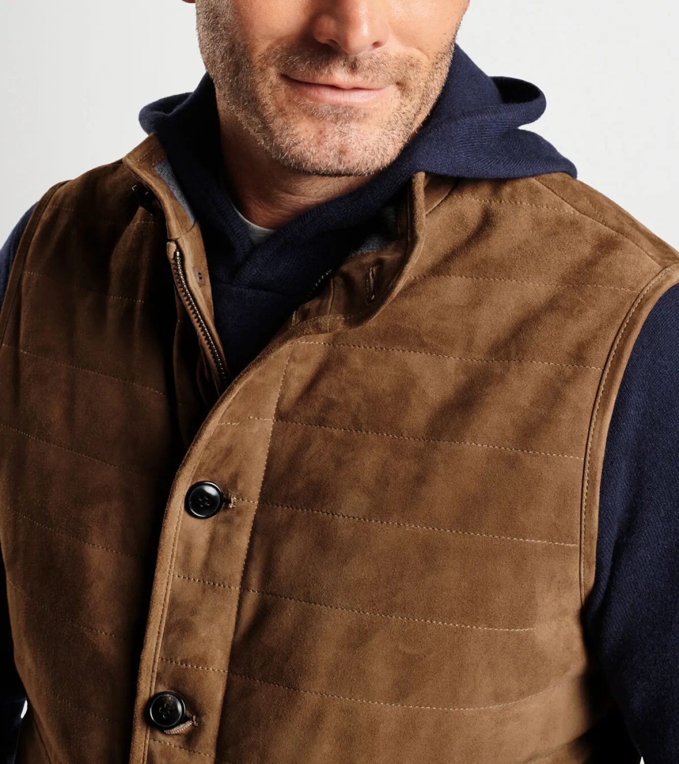 Suede Greenwich Vest