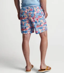 Tequila Sunrise Swim Trunk