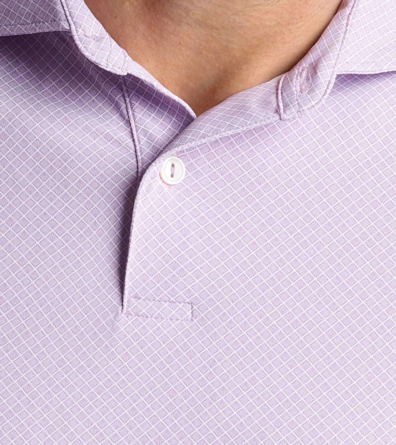 Van Alen Geo Performance Jersey Polo